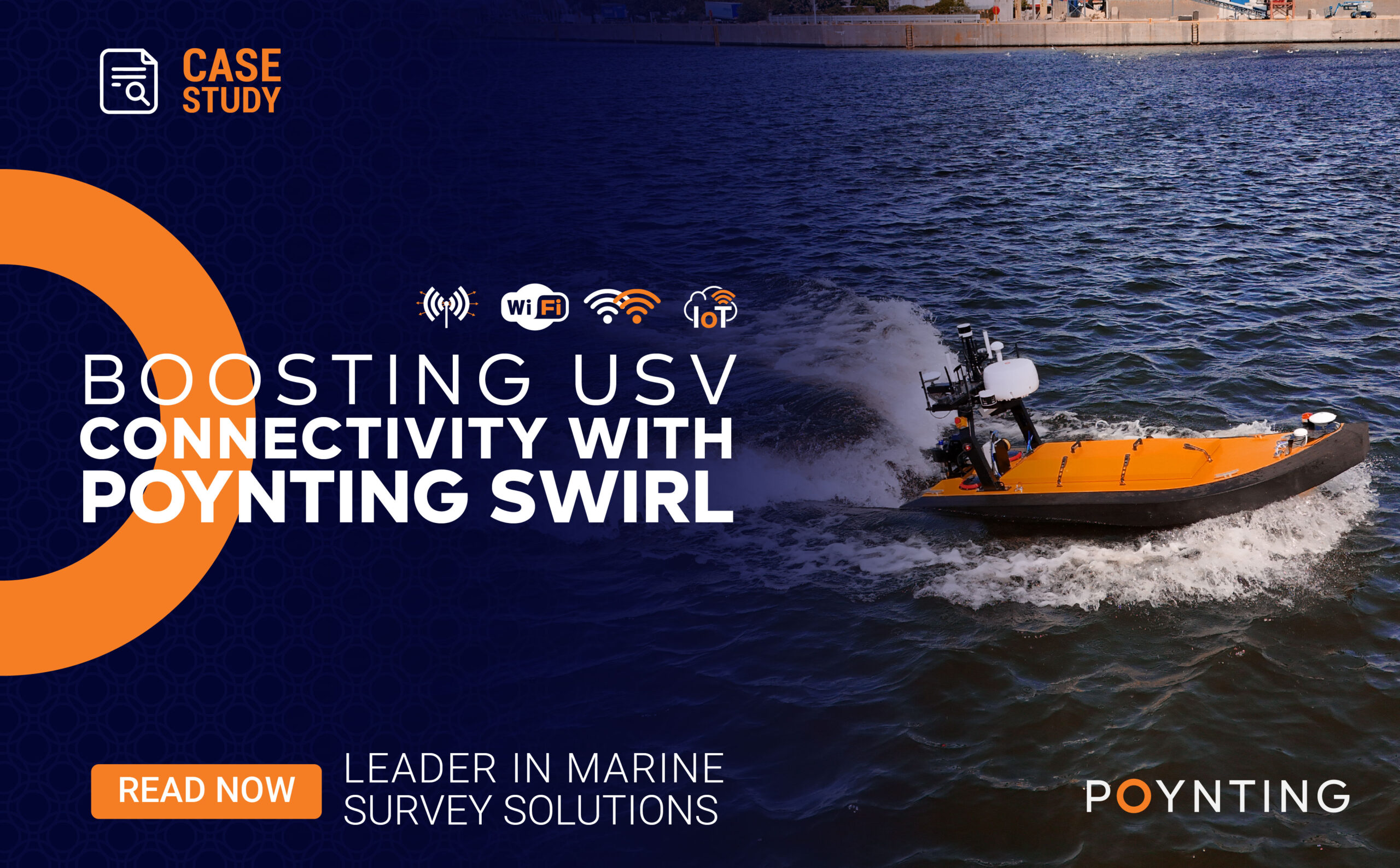 Poynting SWIRL Antenne zur Verbesserung der USV-Konnektivität für zuverlässige Offshore-Kommunikation