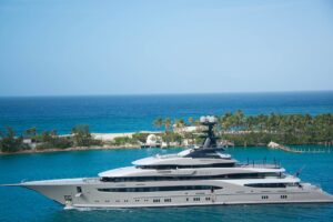 POYNTING antennas ensure seamless connectivity for mega yachts, providing reliable internet access and communication for marine and coastal applications. Images are used for visual representation purposes only. These images may not be downloaded, copied, or used in any form without prior permission.