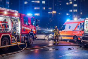 Ambulance and fire truck using POYNTING MIMO-8 series 8x8 MIMO 5G antenna for reliable emergency response communication