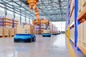 POYNTING Industrial IoT antenna solution for smart warehouse automation and robotic connectivity
