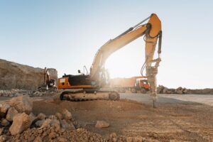 POYNTING antenna solution for open pit mining machinery and industrial wireless connectivity.