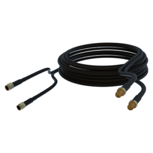 A-CAB-092,5m Twin HDF-195 Low Loss Cable; SMA (m) to SMA (f),Cable Featured Image